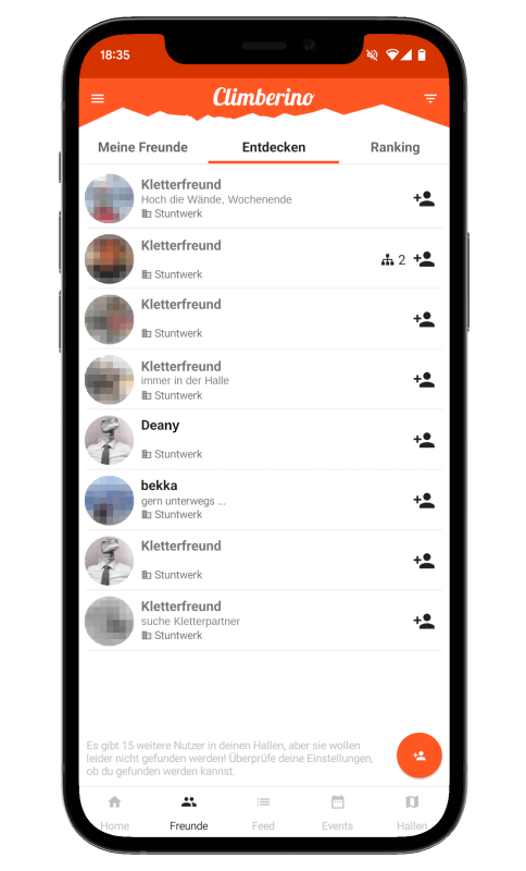 Climberino - Freunde